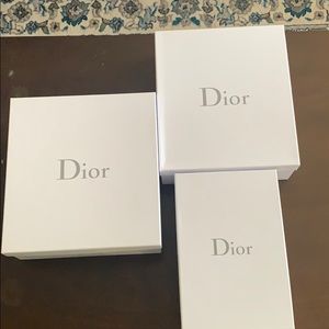 Dior boxes and bag